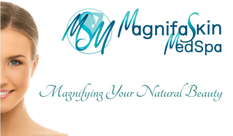 mobile banner for MagnifaSkin MedSpa; a medical spa in Wilmington, DE